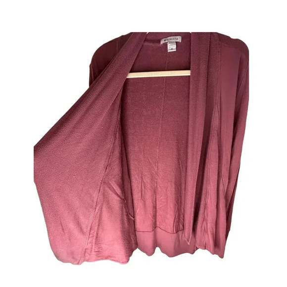 Athleta Cardigan Size XS Mauve Athleisure Soft Active Casual - Picture 5 of 7